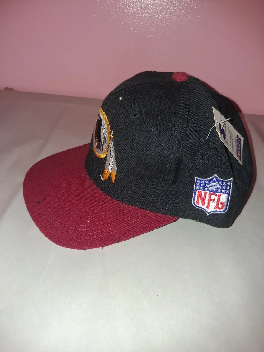 Vintage 90s Washington Redskins Starter The Natural Wool Snapback Hat With Tag D